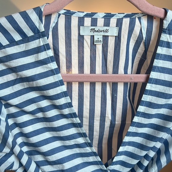 Madewell Stripe Blouse - Picture 2 of 3